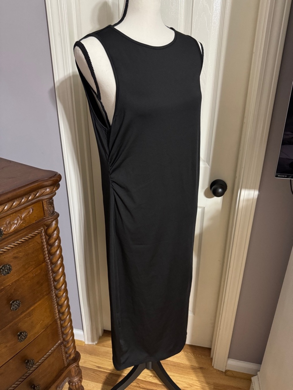 SHEIN Black Sleeveless Maxi Dress XL